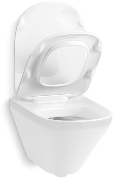 E77168-0 Modern Life крышка -сиденье дюропласт, плавное закрывание, белый. Фото 3