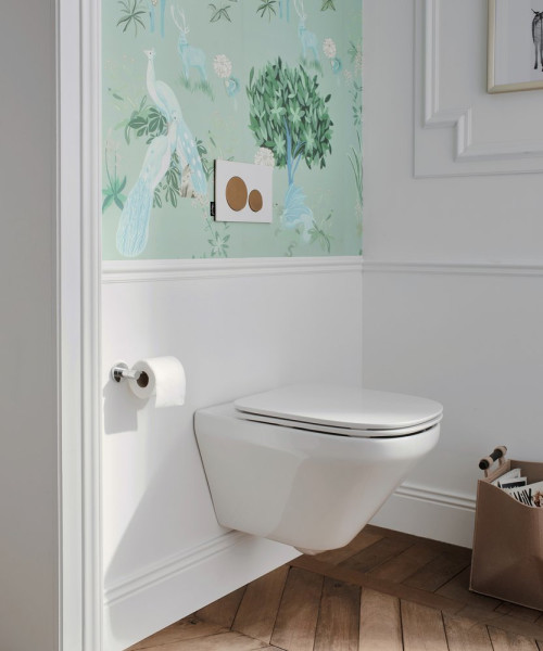 E77168-0 Modern Life крышка -сиденье дюропласт, плавное закрывание, белый. Фото 7