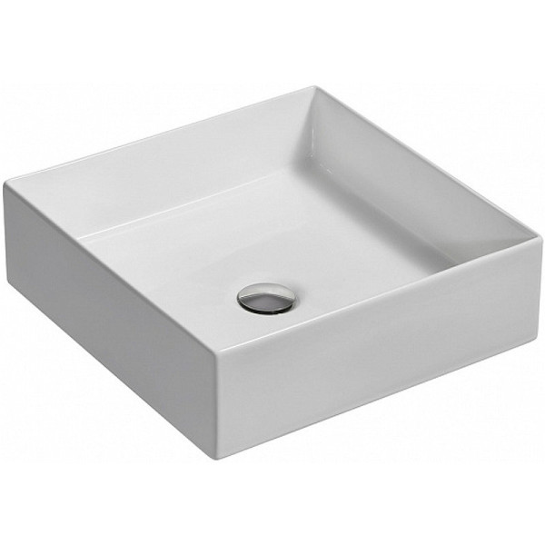 E90011-0 Delta Pure накладная раковина, тонкая керамика, 39*39. Фото 1