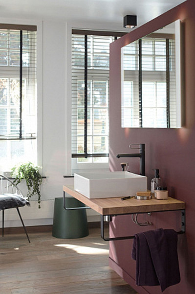 E90011-0 Delta Pure накладная раковина, тонкая керамика, 39*39. Фото 5