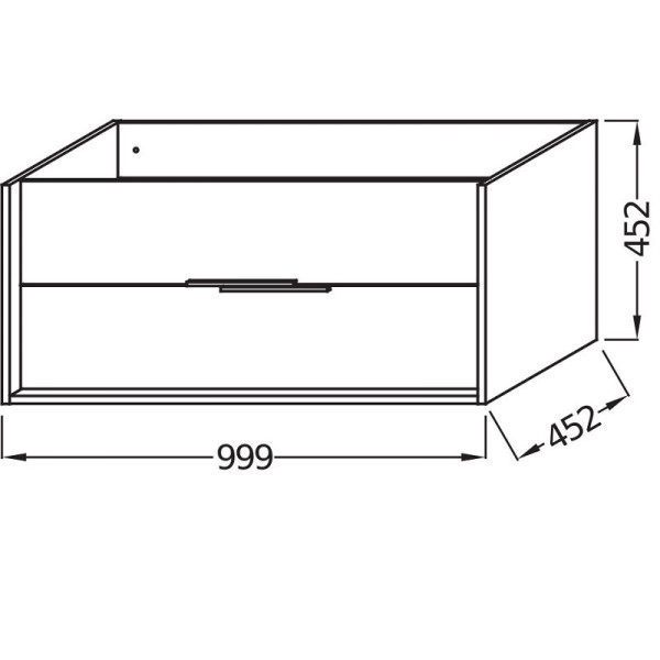 EB1668-J5-J5 VIVIENNE Тумба для раковины 100 см, к. белый блестящий, ф. белый блестящий. Фото 2
