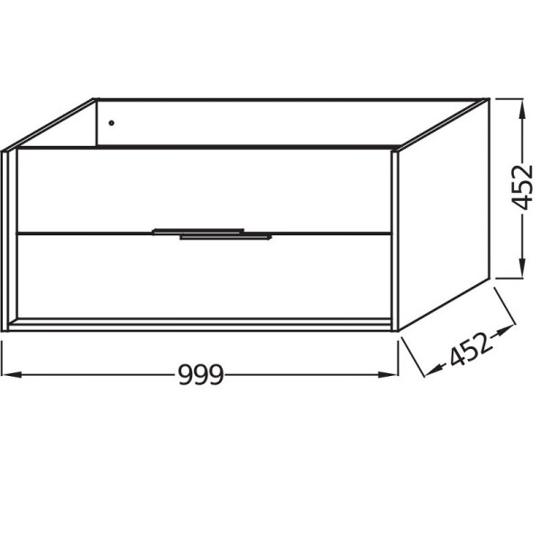 EB1668-J5-J54 VIVIENNE Тумба для раковины 100 см, к. белый блестящий, ф. серый матовый. Фото 2