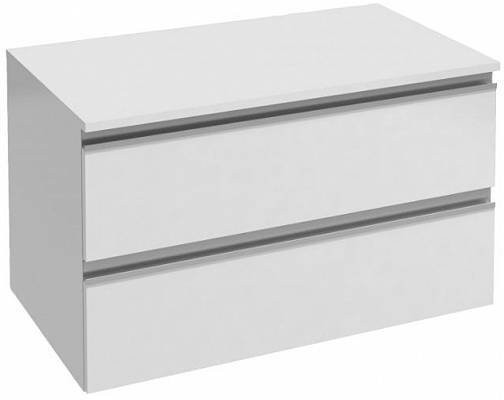 EB2061-RA-G1C VOX Дополнительный модуль (80 см) с 2 выдвижными ящичками, встроенные ручки, Белый, блестящий лак. Фото 1