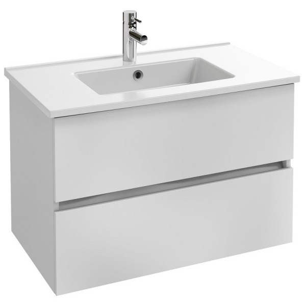 EB2382-J5 Tolbiac Тумба под раковину 80см, 2 ящика, цвет белый лак. Фото 1