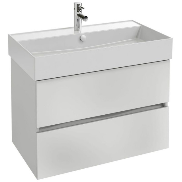 EB2382-J5 Tolbiac Тумба под раковину 80см, 2 ящика, цвет белый лак. Фото 2