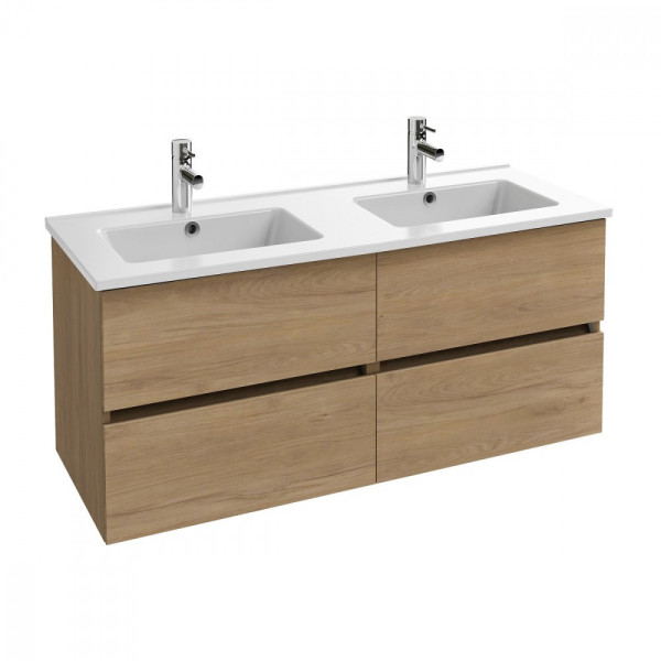 EB2384-E75 Tolbiac Тумба под раковину 120см, 2 ящика, цвет Дуб Давос натуральный. Фото 1