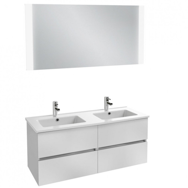 EB2384-J5 Tolbiac Тумба под раковину 120см, 2 ящика, цвет белый лак. Фото 3