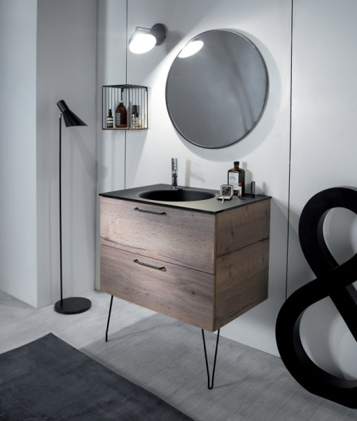 EB2520-R9-E52+EXBA112-Z-00 ODEON RIVE Мебель для раковины-столешницы, 60 см+Раковина 60 см. Фото 2