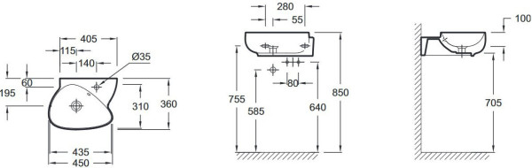 EGK112-00 NOUVELLE VAGUE Рукомойник. Фото 2
