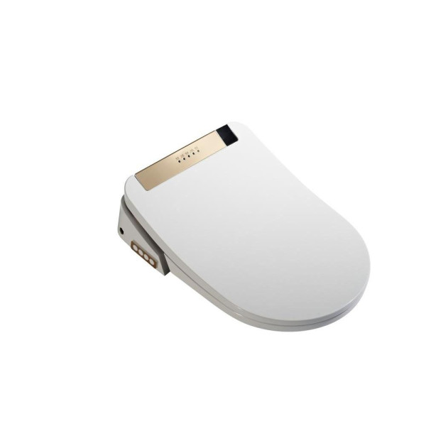 Электронная крышка-биде  TIMO TE-720, белый/золото. Фото 1