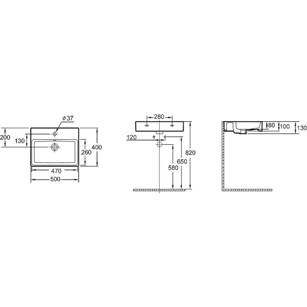 EVT112-00 Sully Sully, накладная раковина-чаша, 50х40 см, белая. Фото 2