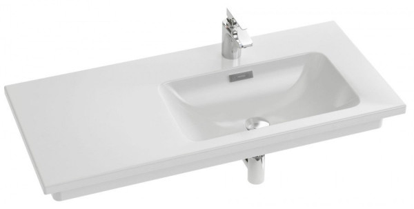 EXAD112-00 VOX Подвесная раковина-столешница 100 х 46 см, с «левым» крылом, Для самостоятельной установки. Фото 1