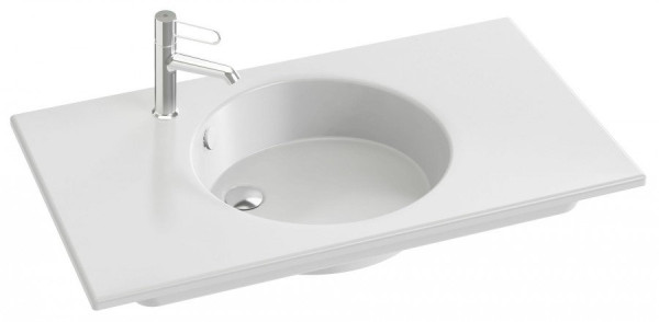 EXAV112-Z-00 ODEON RIVE Раковина-столешница с гладкой нижней поверхностью (для установки на мебель), 90 см.. Фото 1