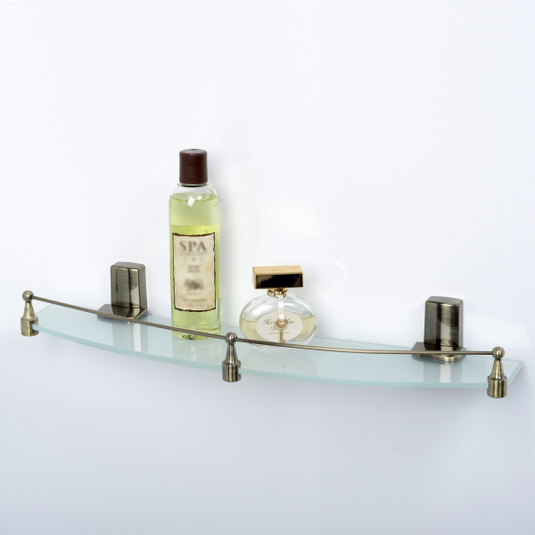 Exter K-5244 (ранее К-5224) Полка стеклянная с бортиком. Фото 5