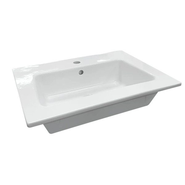 FAMILY 60 Умывальник мебельный, ВКС Белый S1 (WB.FN/Family/60-C/WHT.G/S1). Фото 2