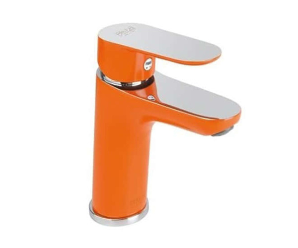 FIORE KEVON - CHIC 8123 для раковины, с ДК 100 mm orange/crome. Фото 1