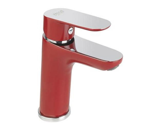 FIORE KEVON - CHIC 8123 для раковины, с ДК 100 mm red/crome. Фото 1