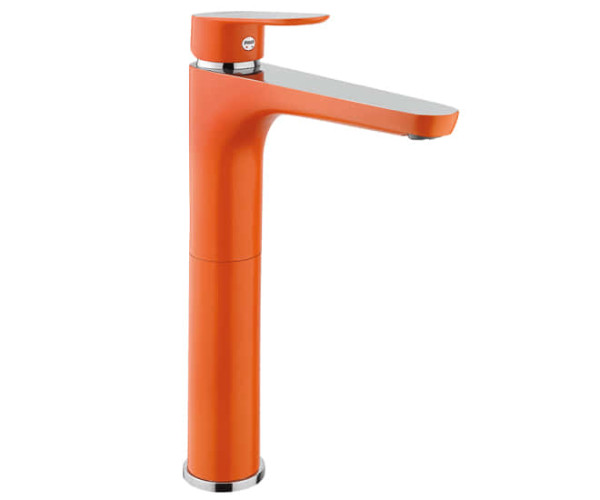FIORE KEVON - CHIC 8126 для раковины, с ДК 264 mm orange/crome. Фото 1