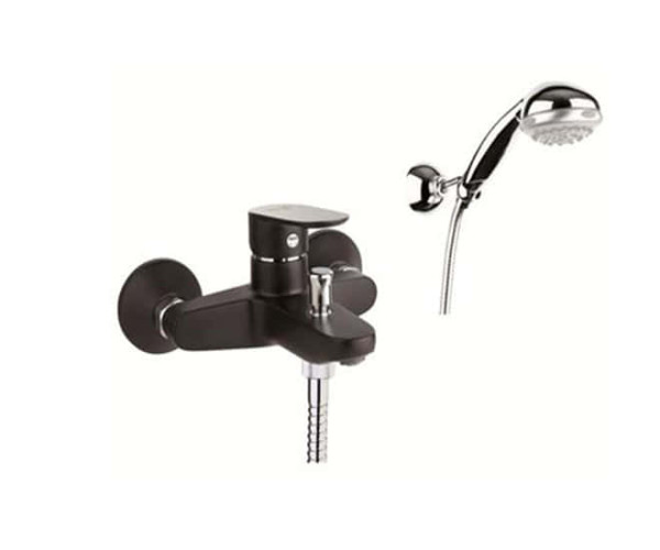 FIORE KEVON - CHIC 8150 ВАННА с душ. гарнитуром black/chrome. Фото 1