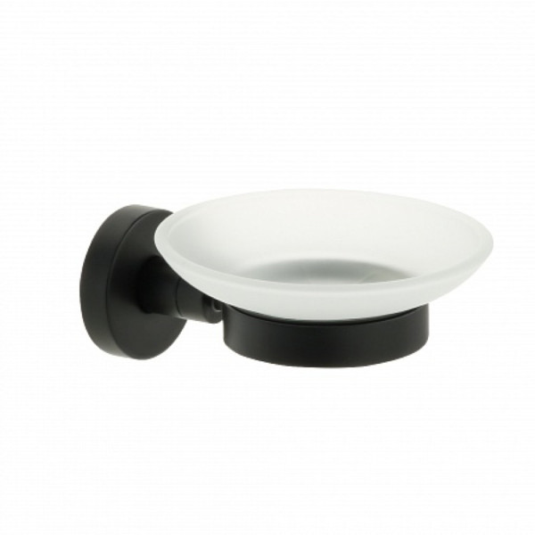 Fixsen COMFORT BLACK FX-86008 Мыльница стекло, черная. Фото 2