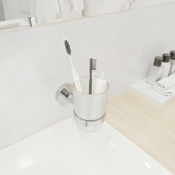 Fixsen COMFORT CHROME FX-85006 Подстаканник одинарный, хром. Фото 5