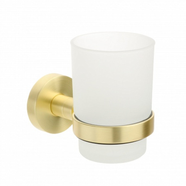 Fixsen COMFORT GOLD FX-87006 Подстаканник одинарный, золото-сатин. Фото 1