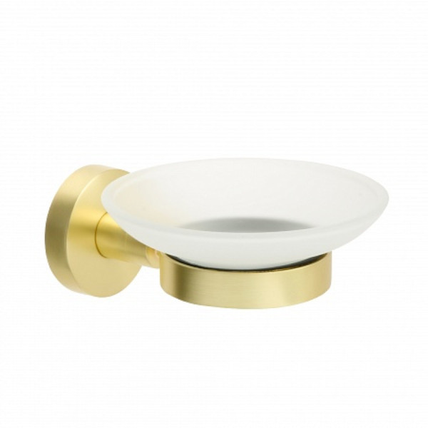 Fixsen COMFORT GOLD Мыльница стекло золото-сатин FX-87008. Фото 2