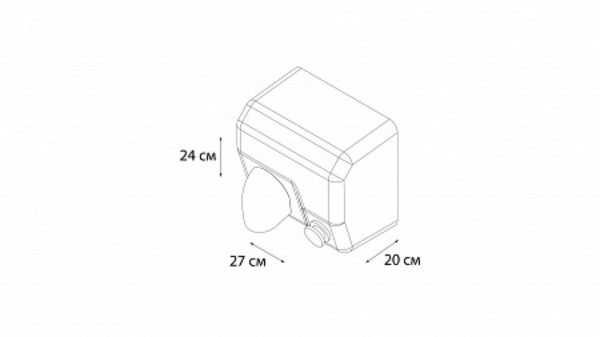 Fixsen HOTEL FX-31026 (032B) cушилка для рук. Фото 3