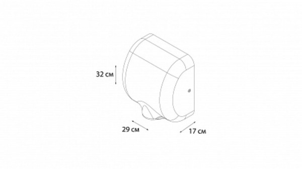 Fixsen HOTEL FX-31026A cушилка для рук. Фото 3