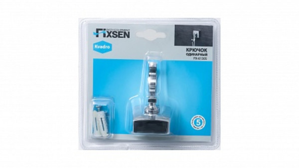 Fixsen KVADRO FX-61305 Крючок одинарный. Фото 4