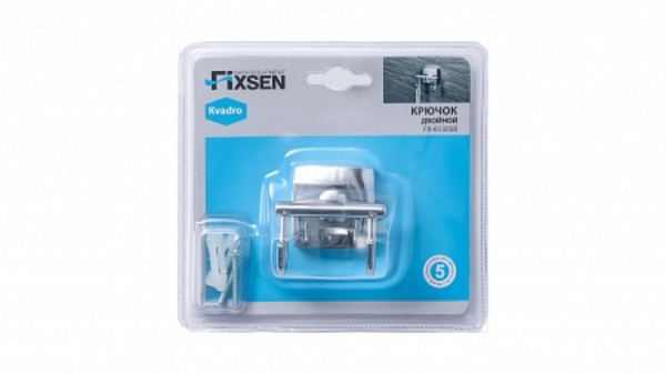 Fixsen KVADRO FX-61305B Крючок двойной. Фото 4