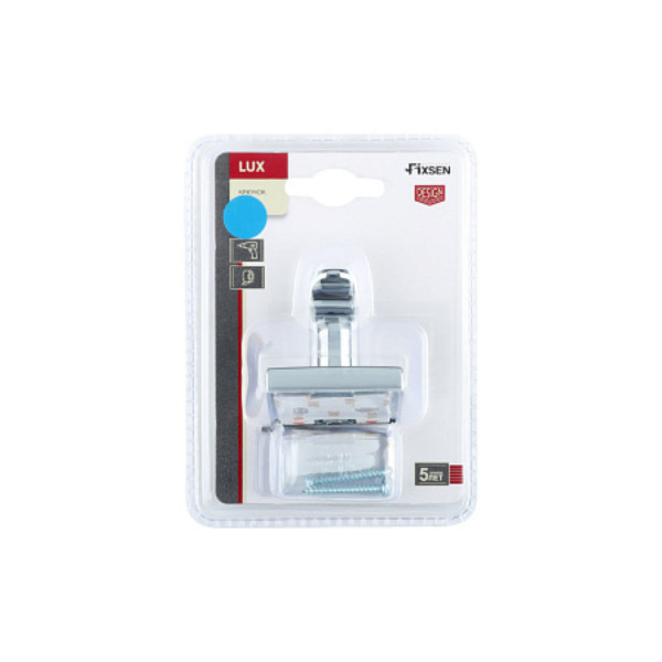 Fixsen LUX CHROME FX-15005 Крючок одинарный, хром. Фото 3