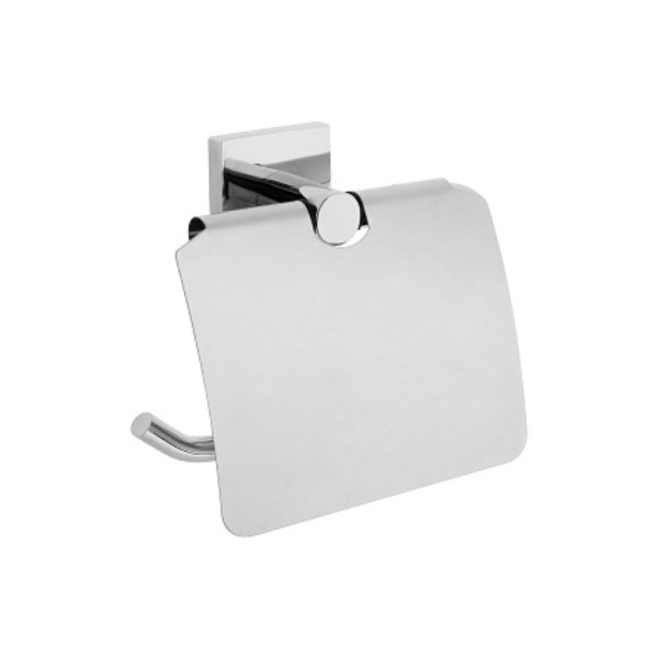 Fixsen LUX CHROME FX-15010 Бумагодержатель с крышкой, хром. Фото 1