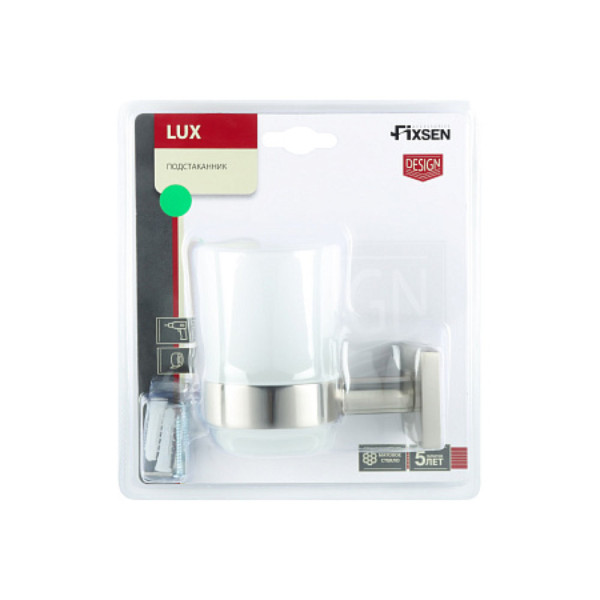 Fixsen LUX SATIN FX-16006 Подстаканник одинарный, сатин. Фото 3