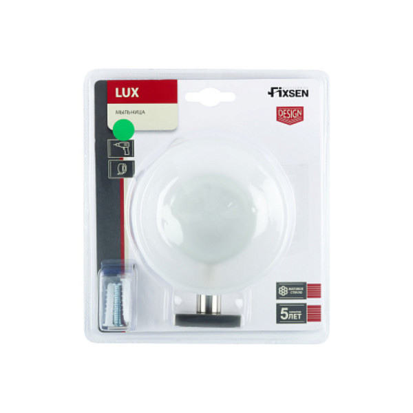 Fixsen LUX SATIN FX-16008 Мыльница стеклянная, сатин. Фото 3