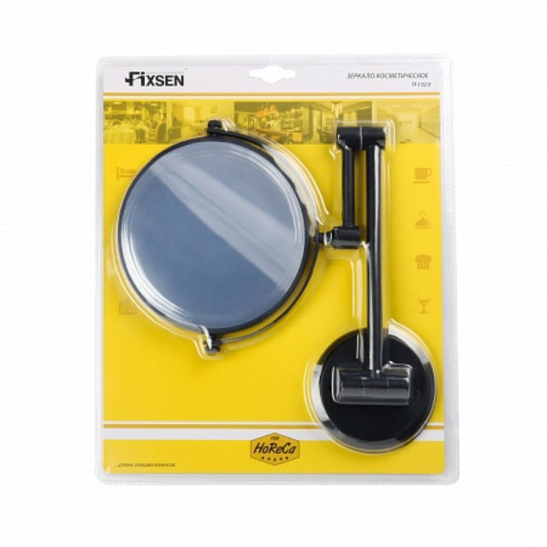Fixsen НOTEL FX-31021B Зеркало косметическое D15, черный. Фото 4