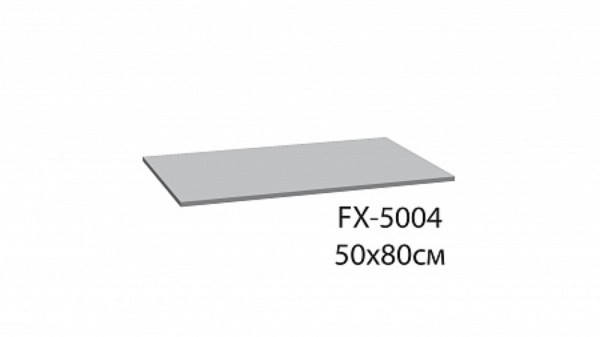 Fixsen RIVER FX-5004K Коврик для ванной 1-ый серый. Фото 3