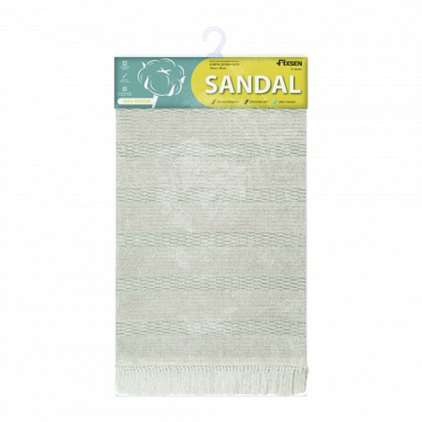 Fixsen SANDAL FX-8020А Коврик для ванной 50х80см, бежевый. Фото 4