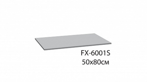 Fixsen TEDDY FX-6001S Коврик для ванной 1-ый белый (50х80см) TEDDY SKY. Фото 3