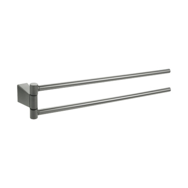 Fixsen TREND GRAPHITE FX-98002А Полотенцедержатель рога 2-ой, графит-сатин. Фото 1