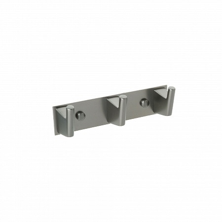 Fixsen TREND GRAPHITE FX-98005-3 Планка 3 крючка, графит-сатин. Фото 1
