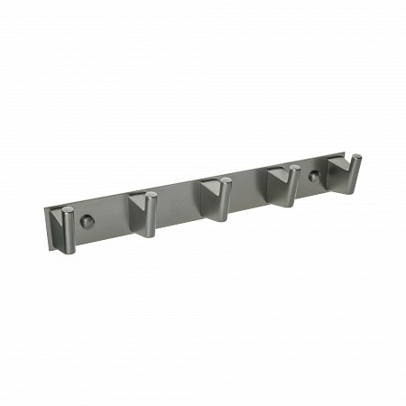 Fixsen TREND GRAPHITE FX-98005-5 Планка 5 крючков, графит-сатин. Фото 1