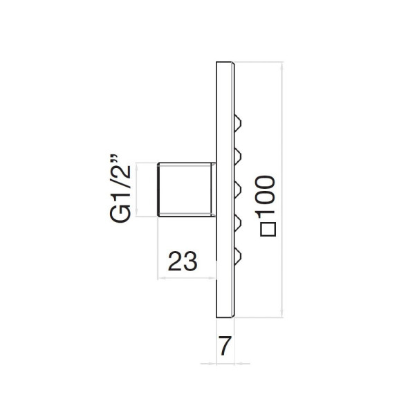 Форсунка гидромассажная Webert AC0334015, хром. Фото 2