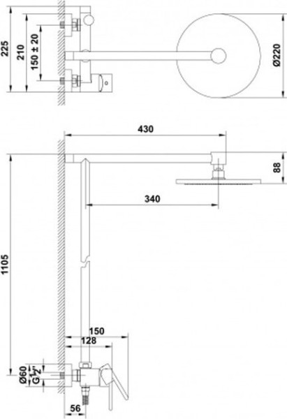 G3896700 Silk душевая система. Фото 3