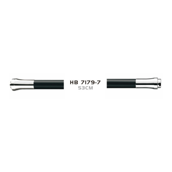 Гибкий излив для кухонного смесителя Haiba HB7179-7, черный. Фото 1