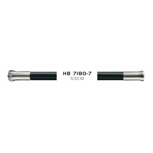 Гибкий излив для кухонного смесителя Haiba HB7180-7, черный. Фото 1