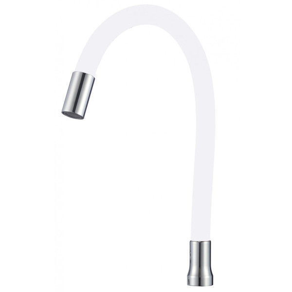 Гибкий излив для кухонного смесителя Savol S-CG02, белый. Фото 1