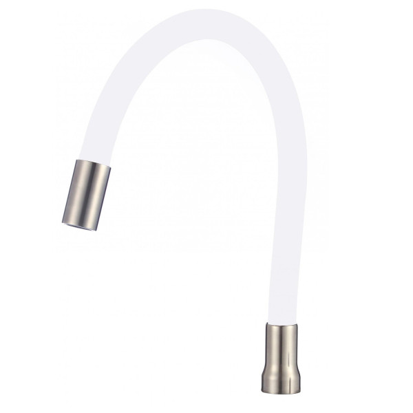 Гибкий излив для кухонного смесителя Savol S-CG02L, белый. Фото 1