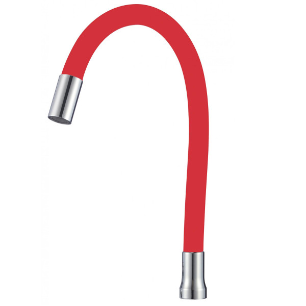 Гибкий излив для кухонного смесителя Savol S-CG03, красный. Фото 1