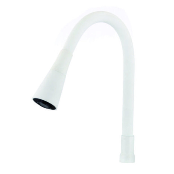 Гибкий излив для кухонного смесителя Savol S-MCG-W, белый. Фото 1